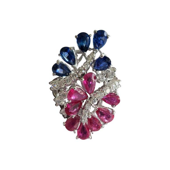 Engagement Ring in Ruby Hover Image