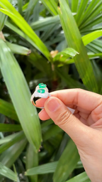 Natural Zambian Emerald Two Tone Gold Ring - 18k Gold Diamond Wedding Ring