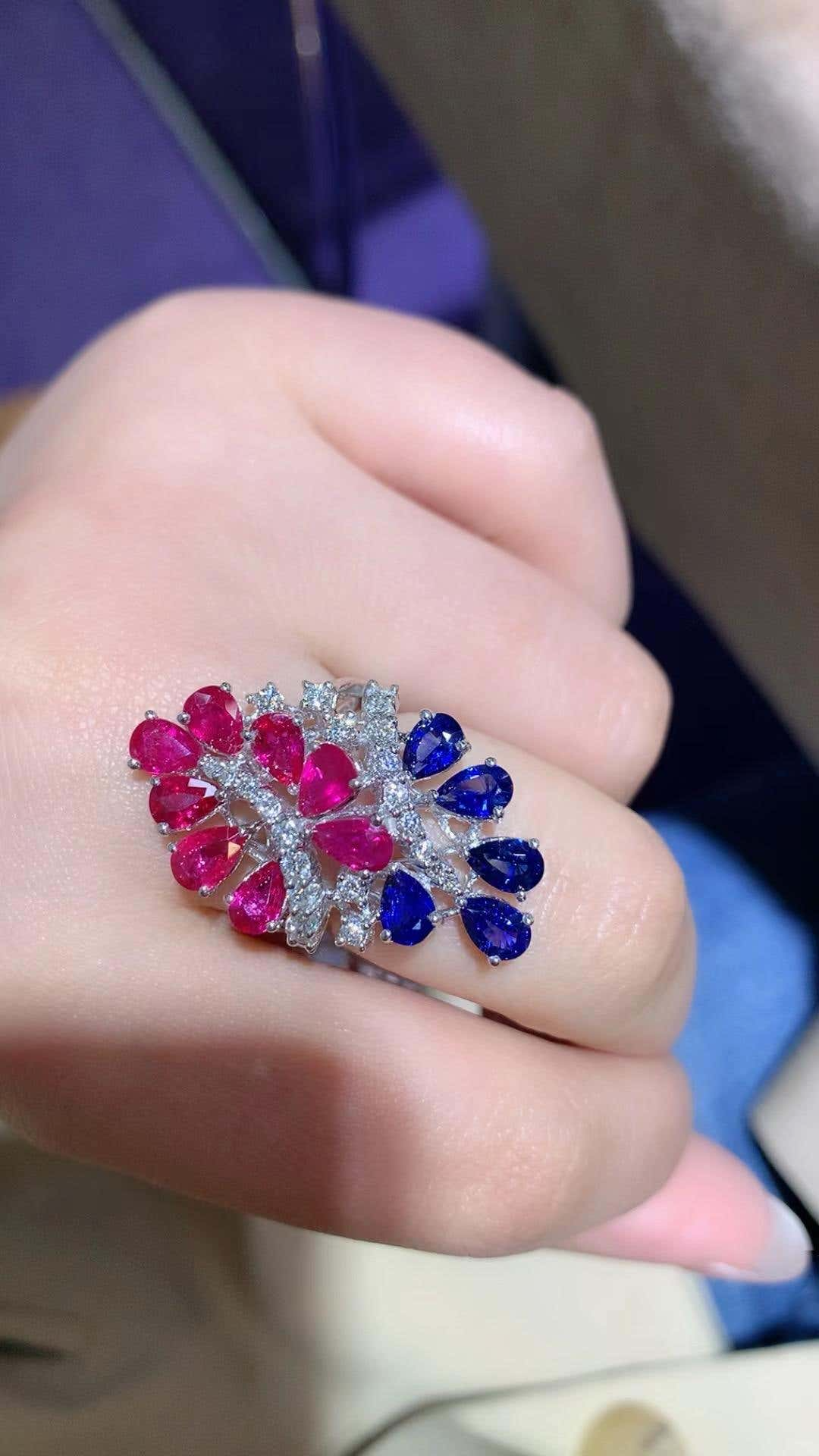Sapphire ring for women