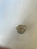 4.51 Ct. Zambian Emerald Wedding Ring - 18k White Gold Diamond Cluster Ring