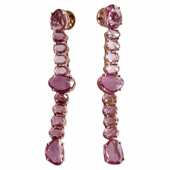 sapphire earrings Hover Image